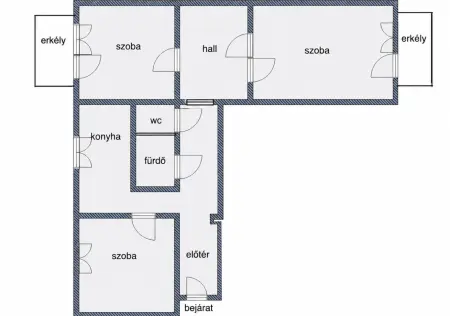 Eladó panellakás, Budapest, XV. kerület 3 szoba 70 m² 75.99 M Ft